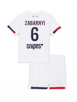 Detské Futbalové oblečenie Paris Saint-Germain Illia Zabarnyi #6 2025-26 Krátky Rukáv - Preč (+ trenírky)